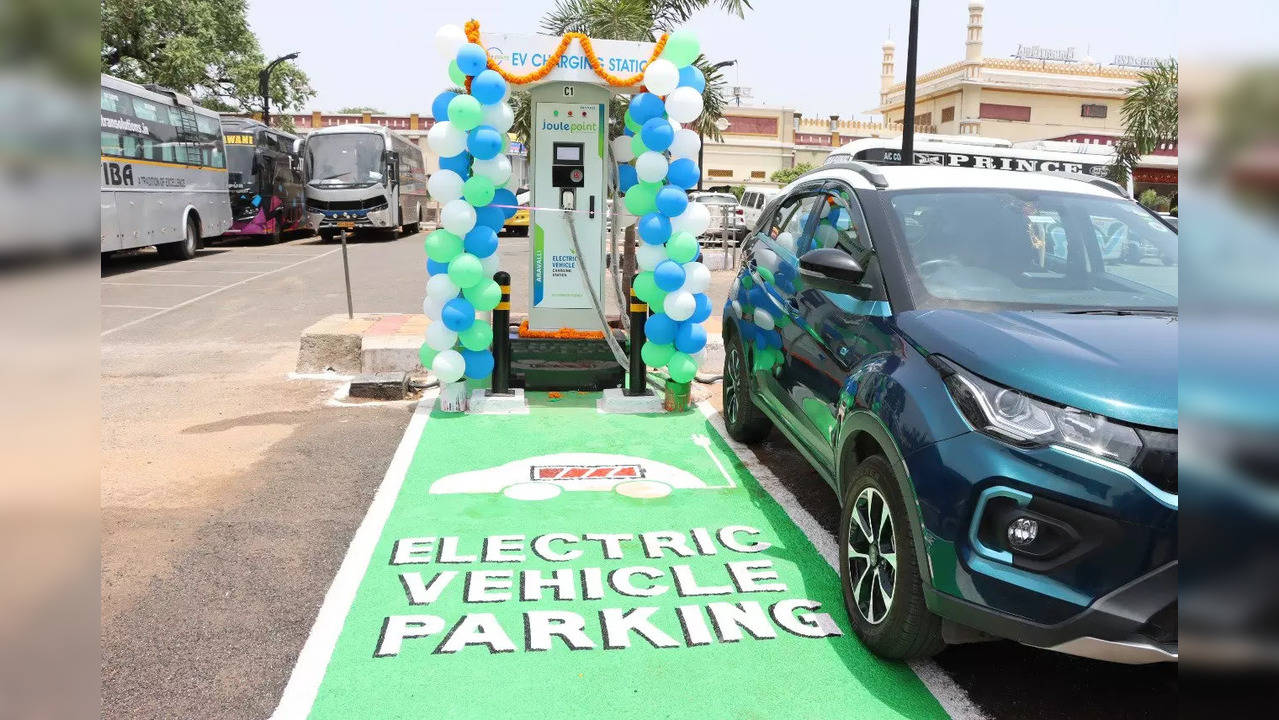 E-charging station at Nampally