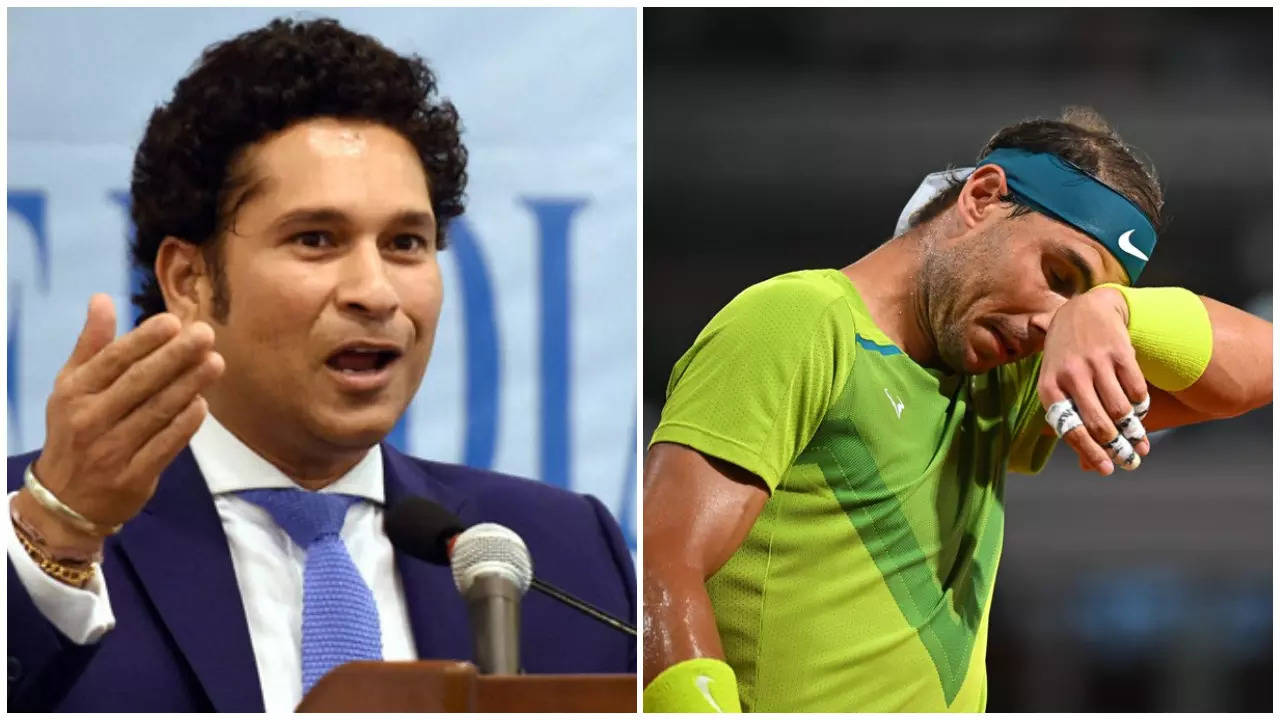 Sachin Tendulkar and Rafel Nadal