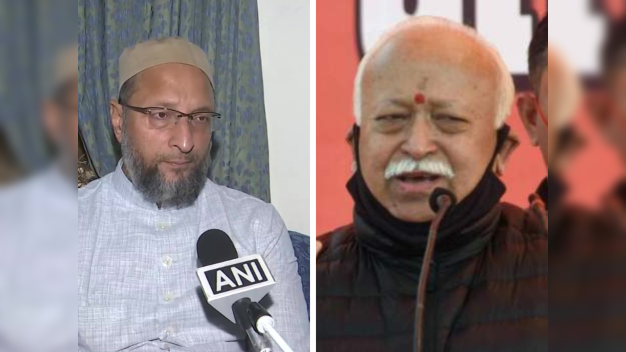 Asaduddin Owaisi Mohan Bhagwat