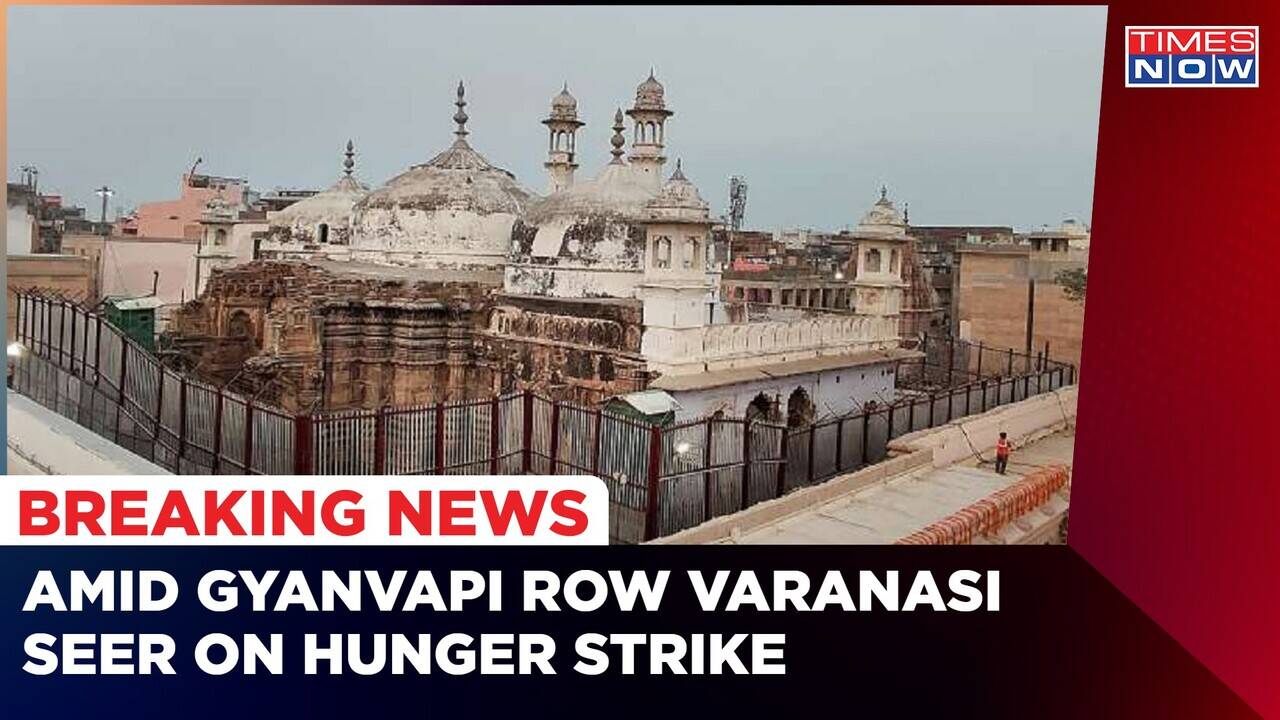 Varanasi Seer Denied Permission To Offer Prayers At Gyanvapi, Sits On