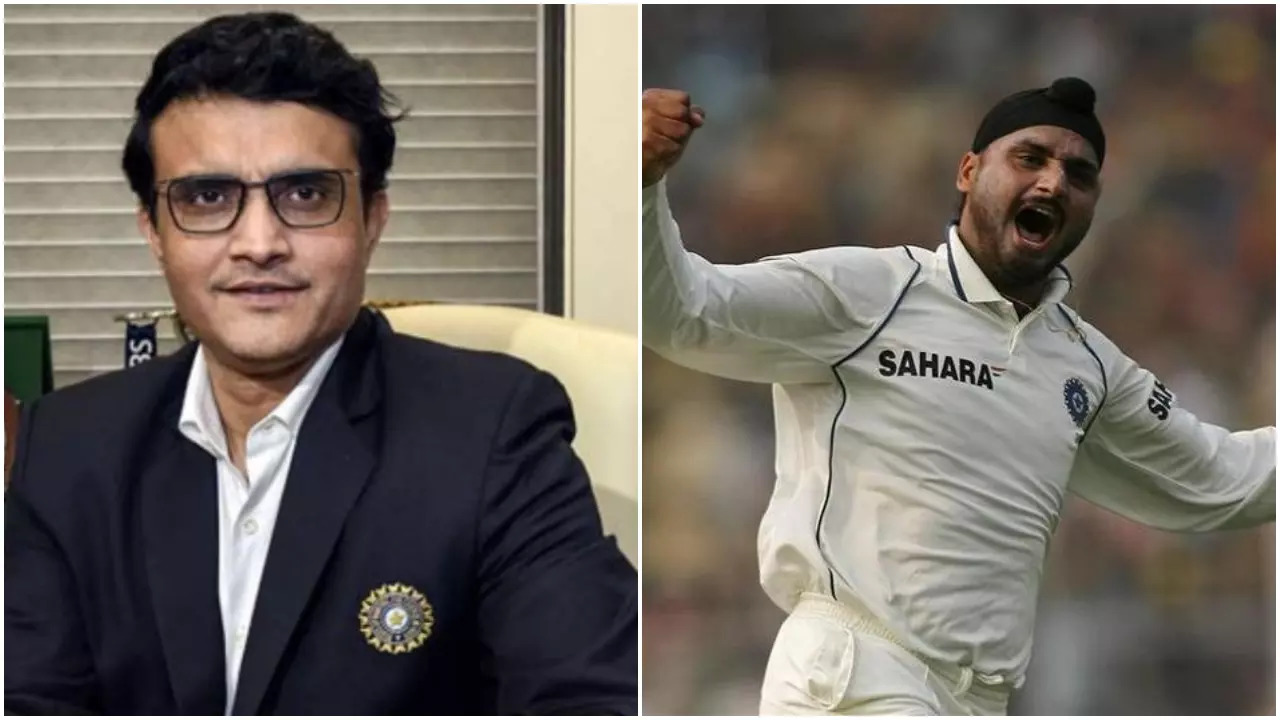 Sourav Ganguly harbhajan Singh-PTI IANS