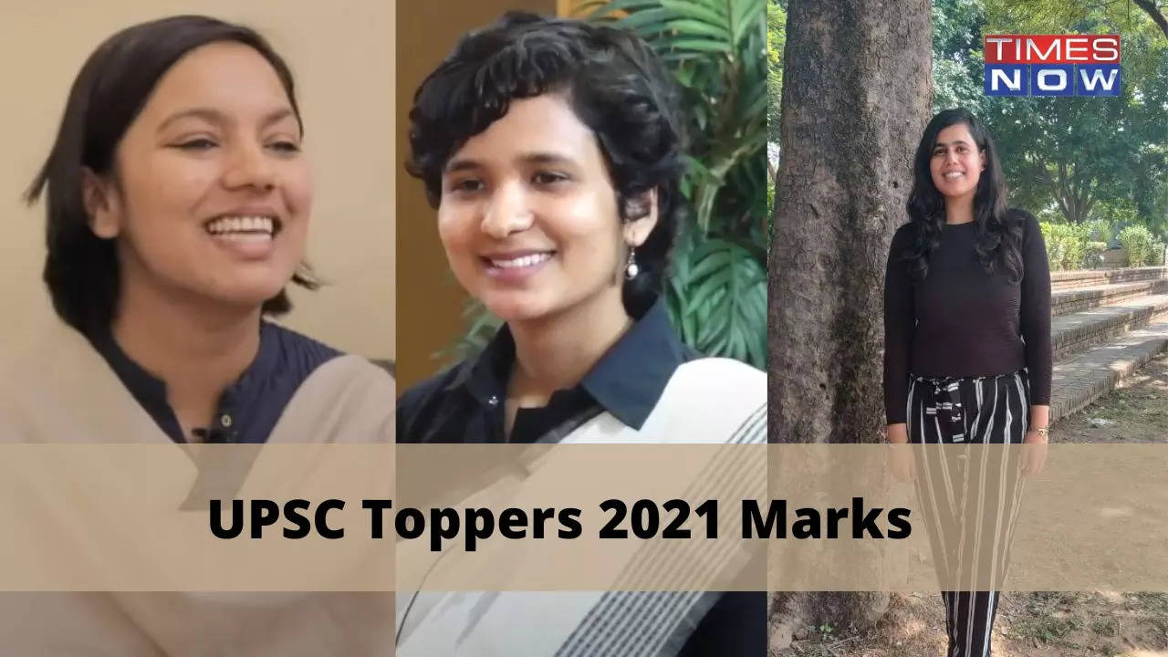 UPSC Toppers 2021 Marks