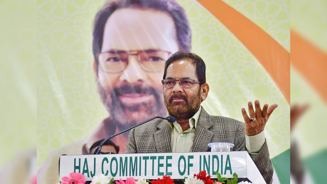 Minister of Minority Affairs Mukhtar Abbas Naqvi