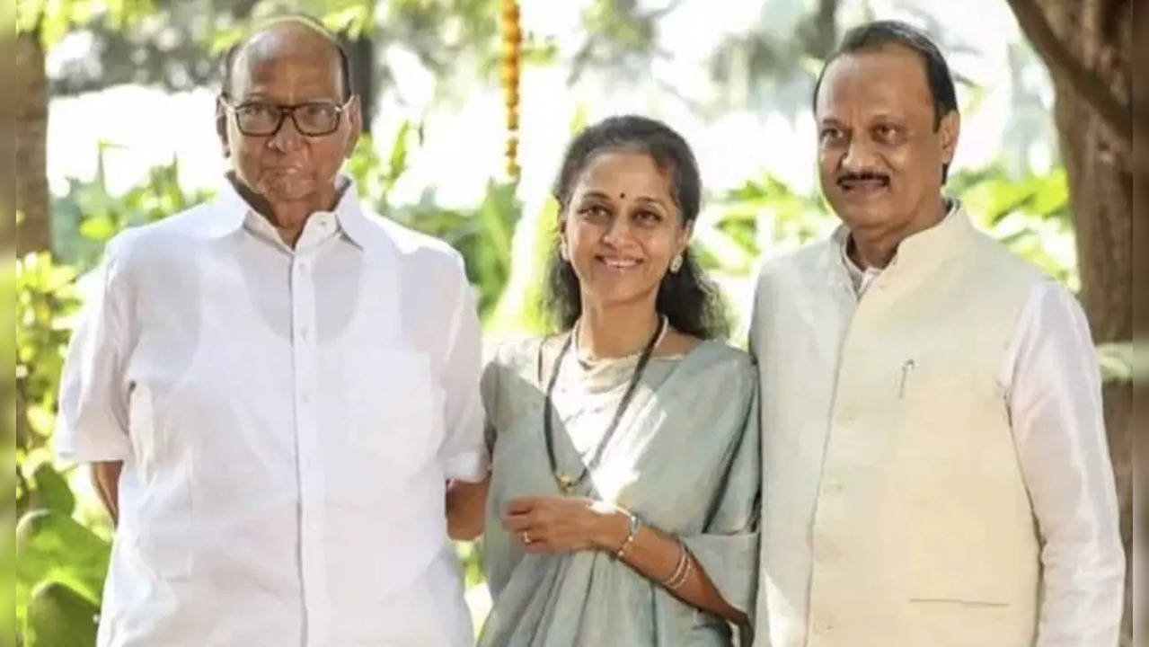 ​Sharad Pawar, Supriya Sule and Ajit Pawar