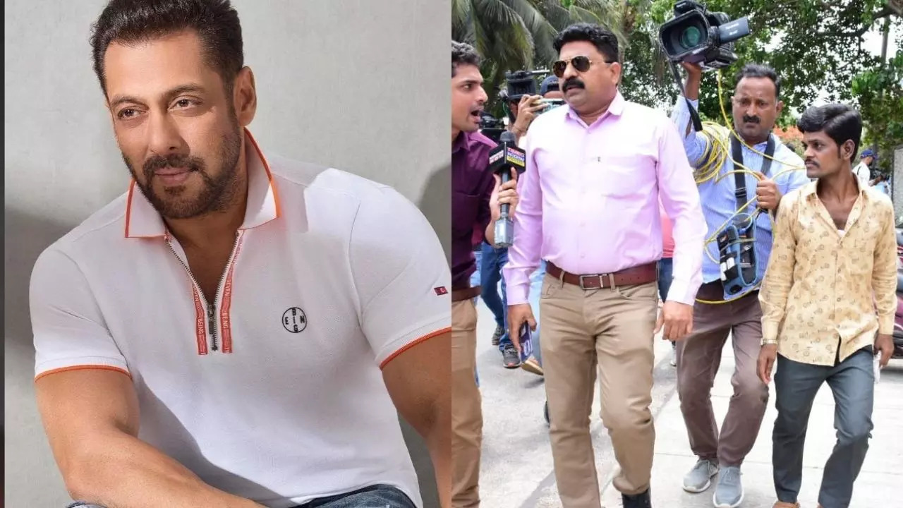 Crime Branch officer visits Salman Khan's residence