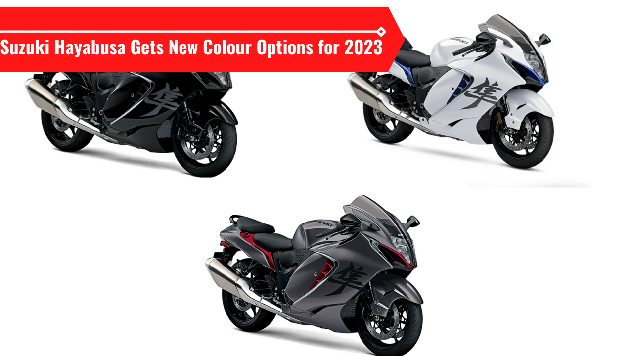 Three New Colour Options for Hayabusa