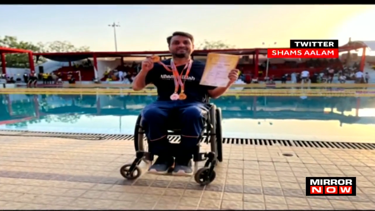 Indian Para Swimmer Mohammed Shams Aalam Shaikh