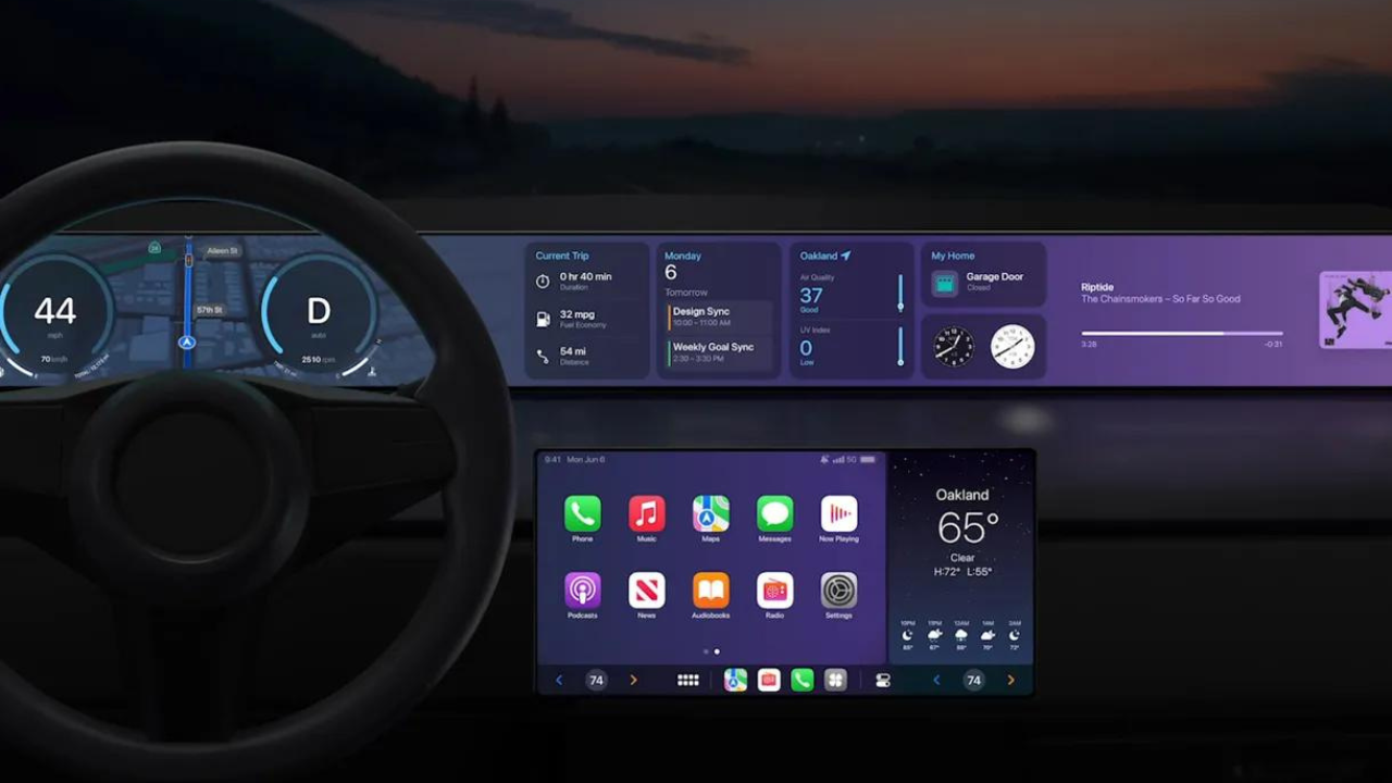 Apple dives deeper into autos with software for car dashboard