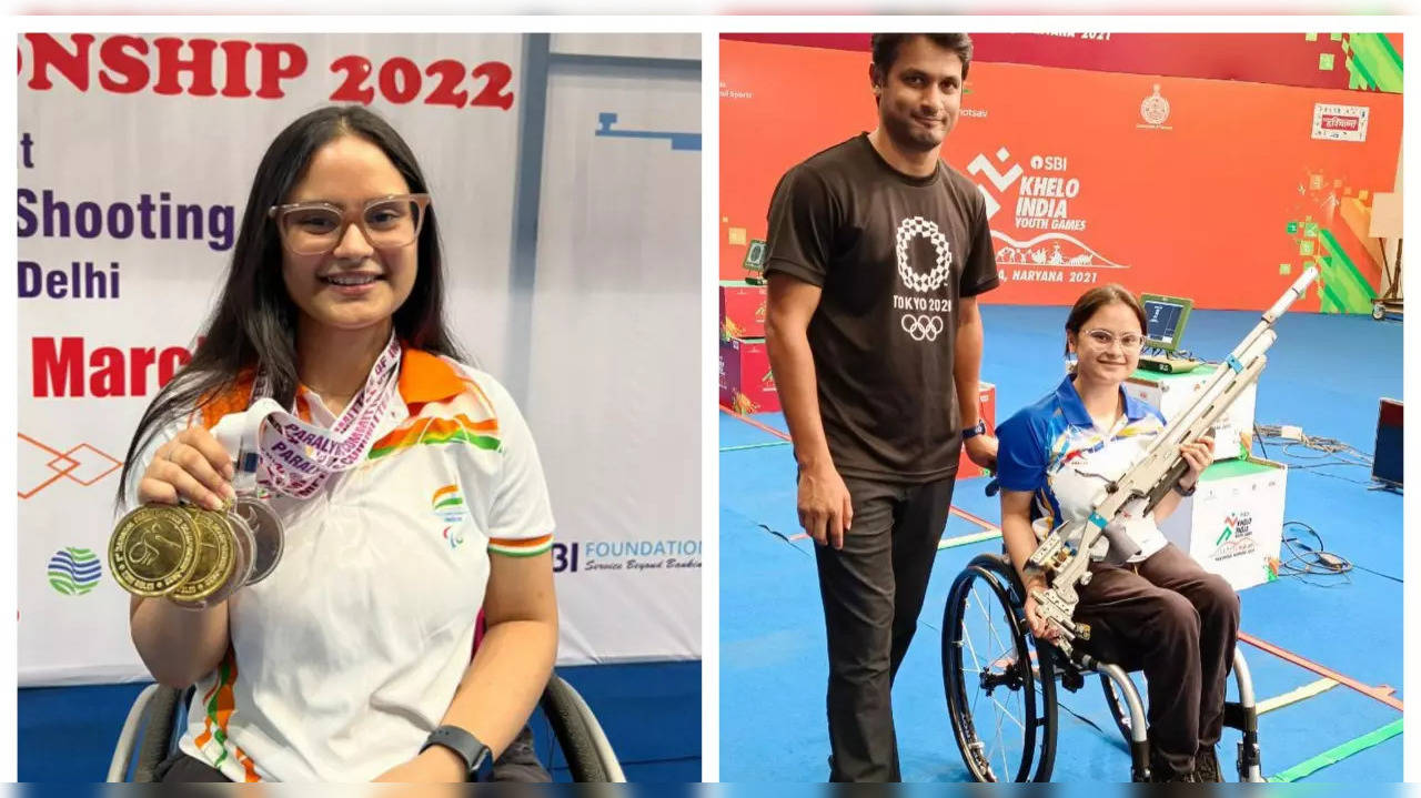 Tokyo Paralympics champion Avani Lekhara won gold at the Para Shooting World Cup with a world record score of 250.6 in women's 10m air rifle standing SH1 in Chateauroux