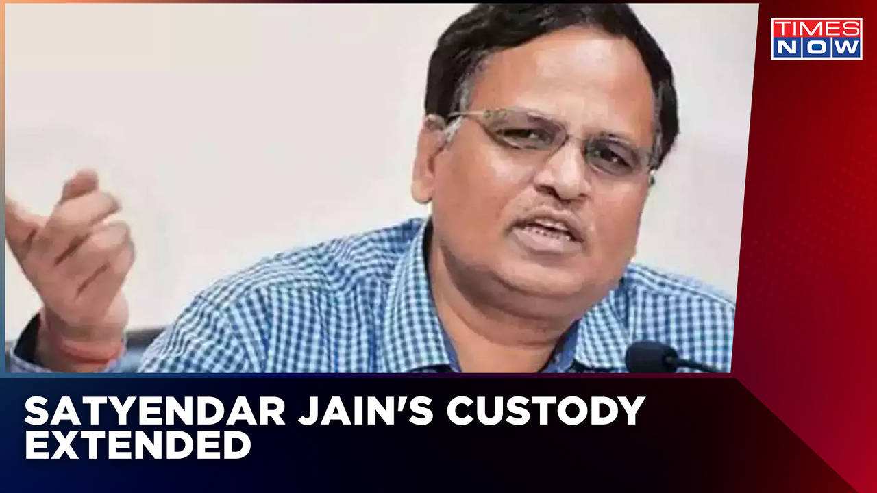 Delhi Minister Satyendar Jains Custody Extended Till June 13 Times Now Latest News India 8417