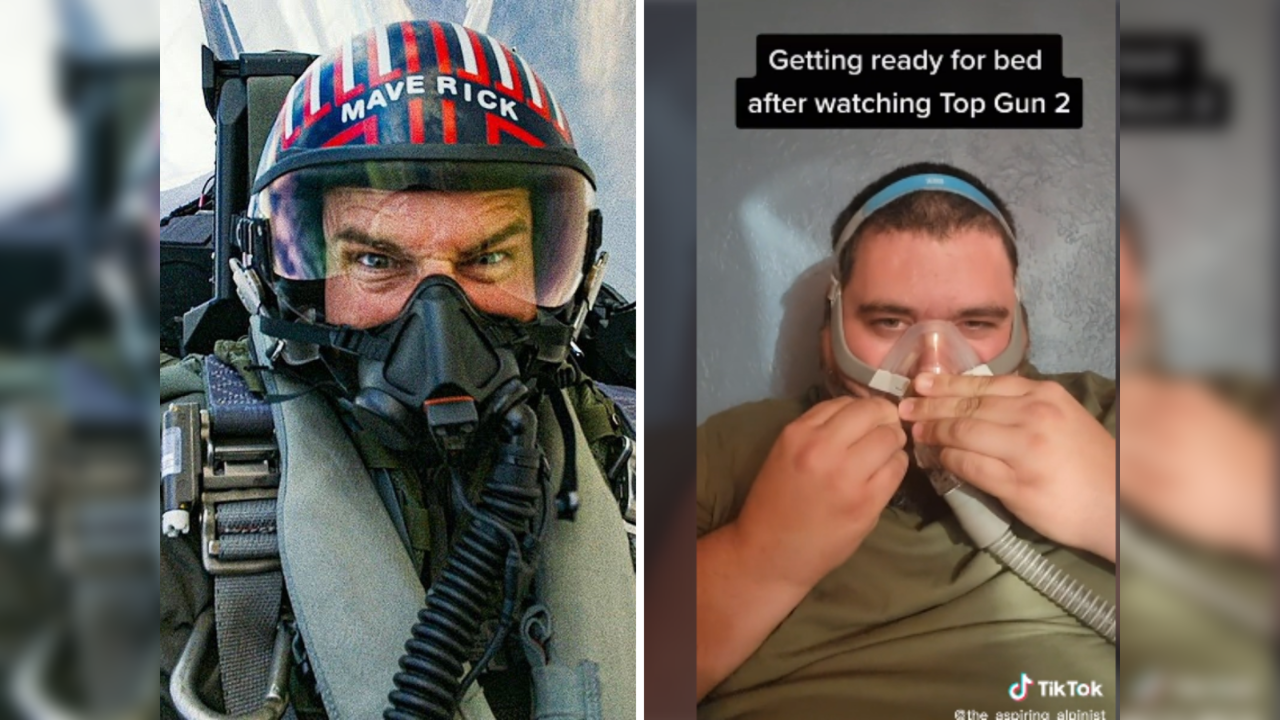 Top Gun trend These fans are turning their sleep apnea machines into