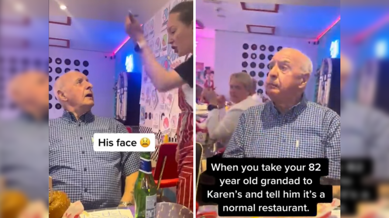 Rude diner experience for grandfather