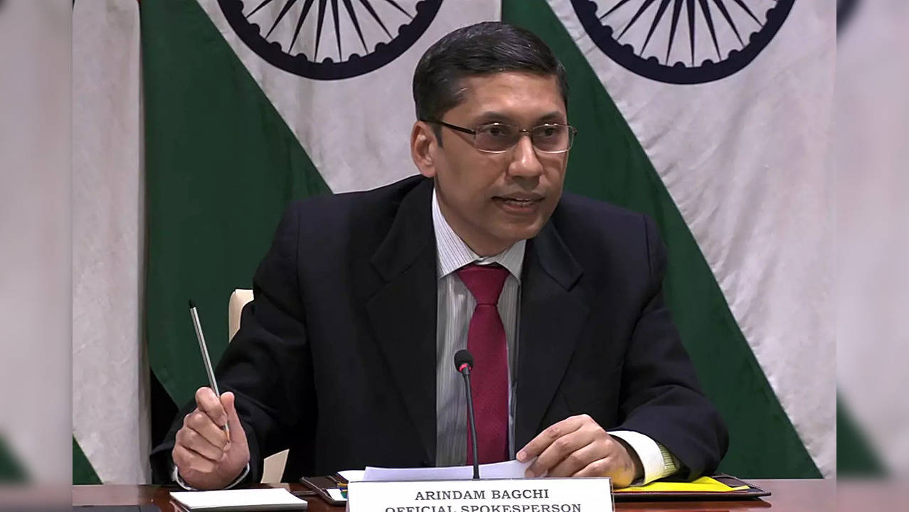 MEA spokesperson Arindam Bagchi