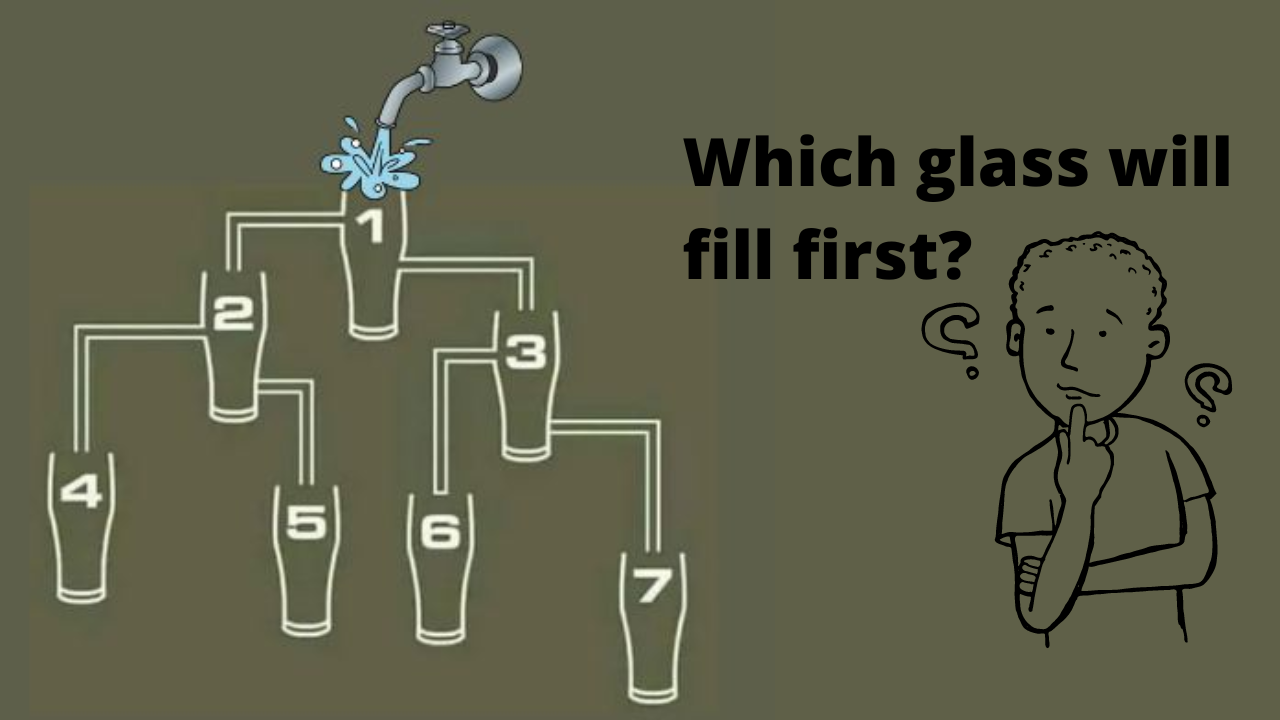 Brian teaser: Can you guess which glass will fill first in less than 30