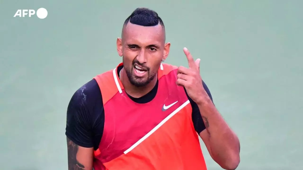 Nick Kyrgios Stuttgart AFP