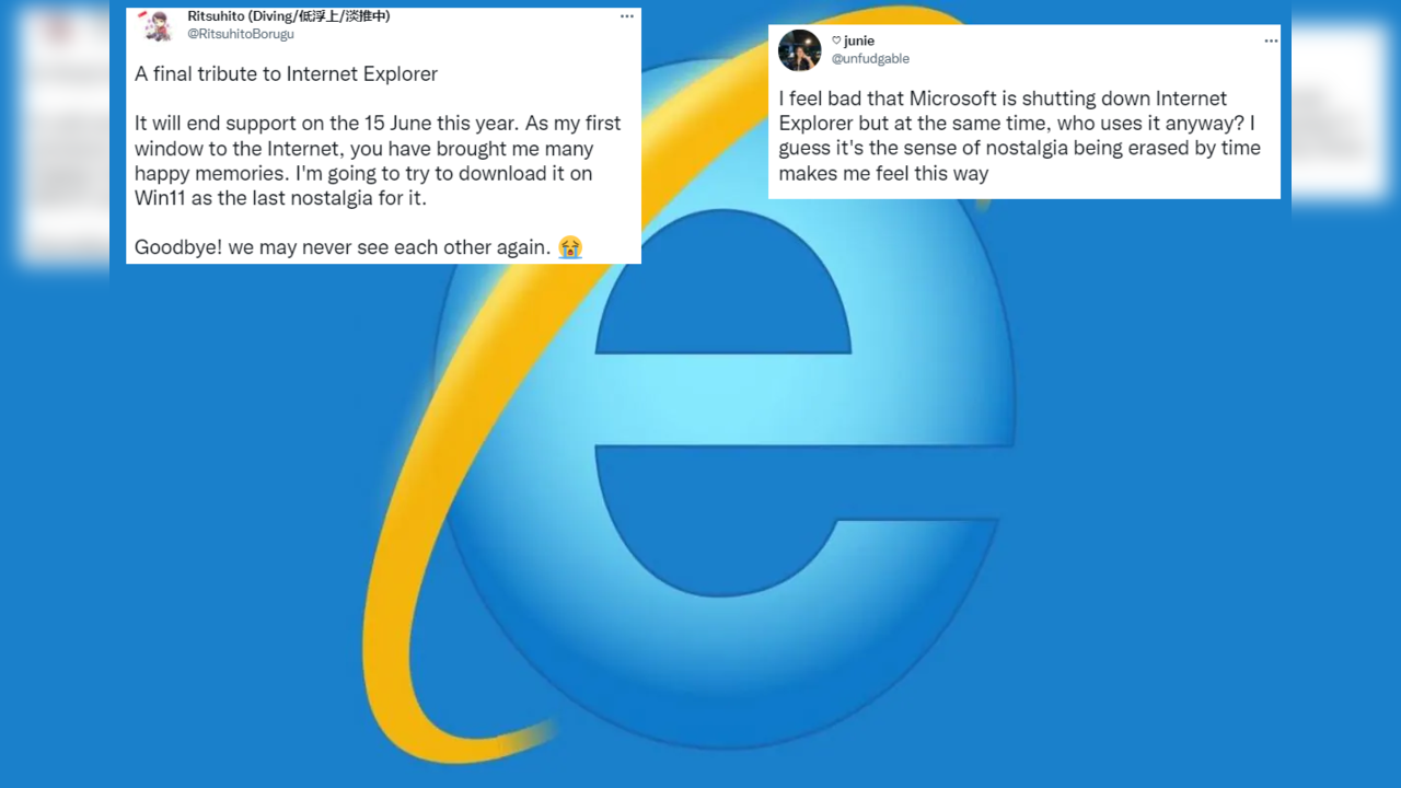 Microsoft Is Shutting Down Internet Explorer After 27 Years; 90s Users ...