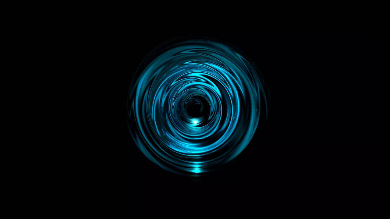 Water Vortex Swirling Counterclockwise i, Stock Video