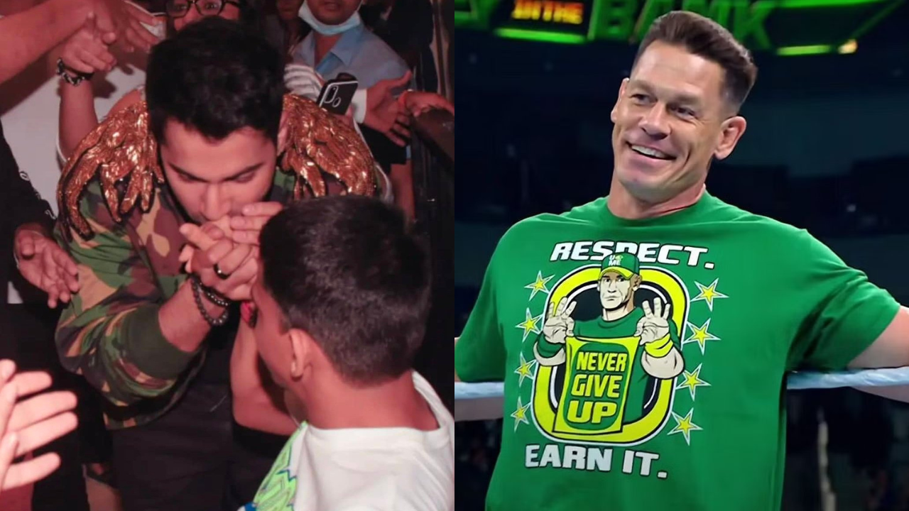 Varun Dhawan and John Cena