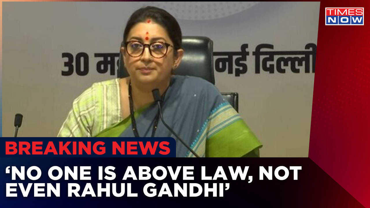 Smriti Irani Slams Congress For Protesting Over ED Quizes Rahul ...