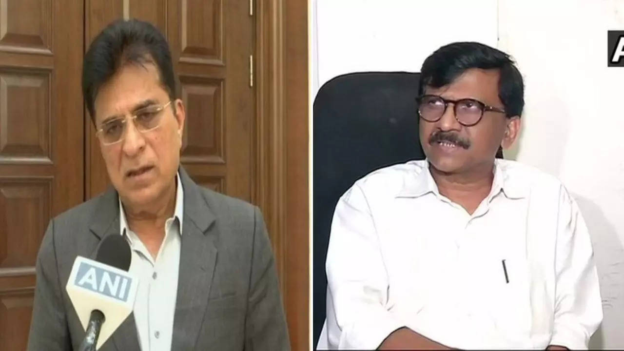 Kirit Somaiya, Sanjay Raut