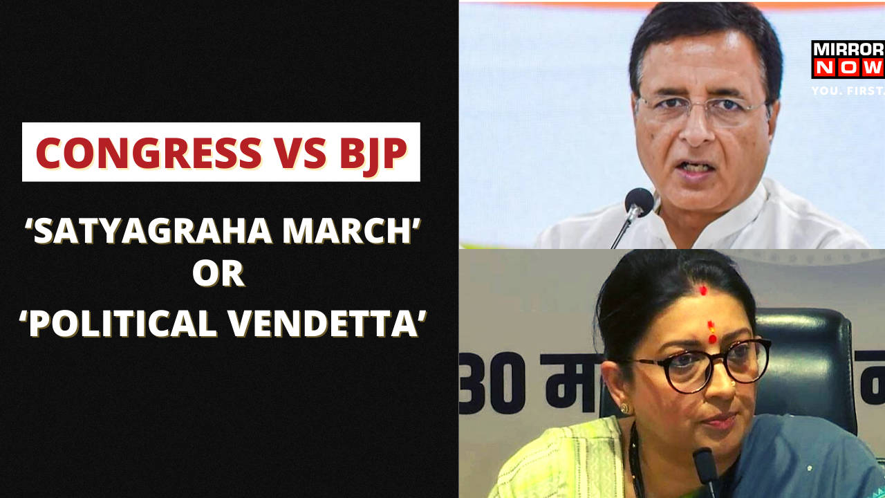 Congress Vs BJP | Congress Criticised For Using ‘Satyagraha March’ As ...