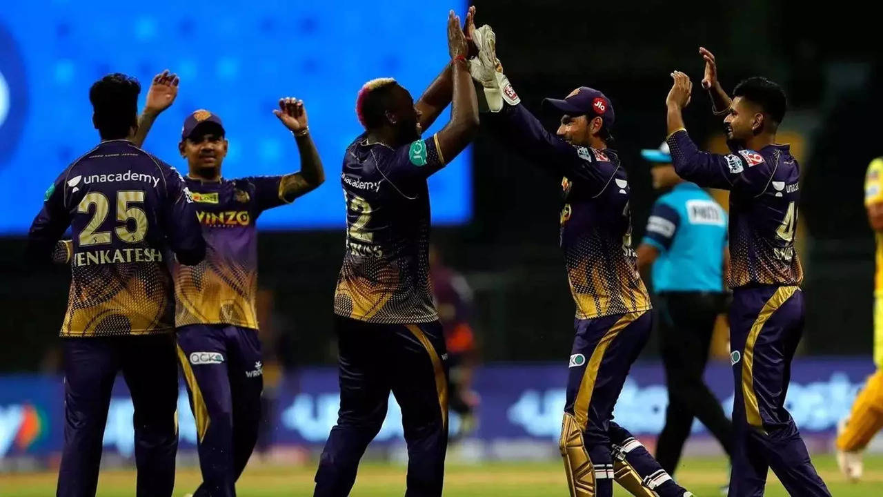 Press Trust of India: Russell blitz after Salt fifty propels KKR to 208/7