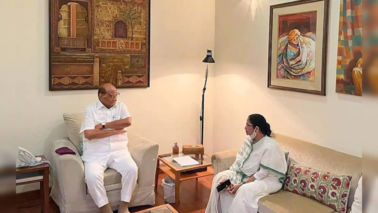 ​Sharad Pawar and Mamta Banerjee