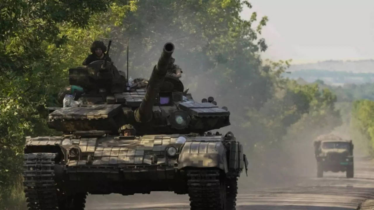 Ukrainian troops in Donetsk region