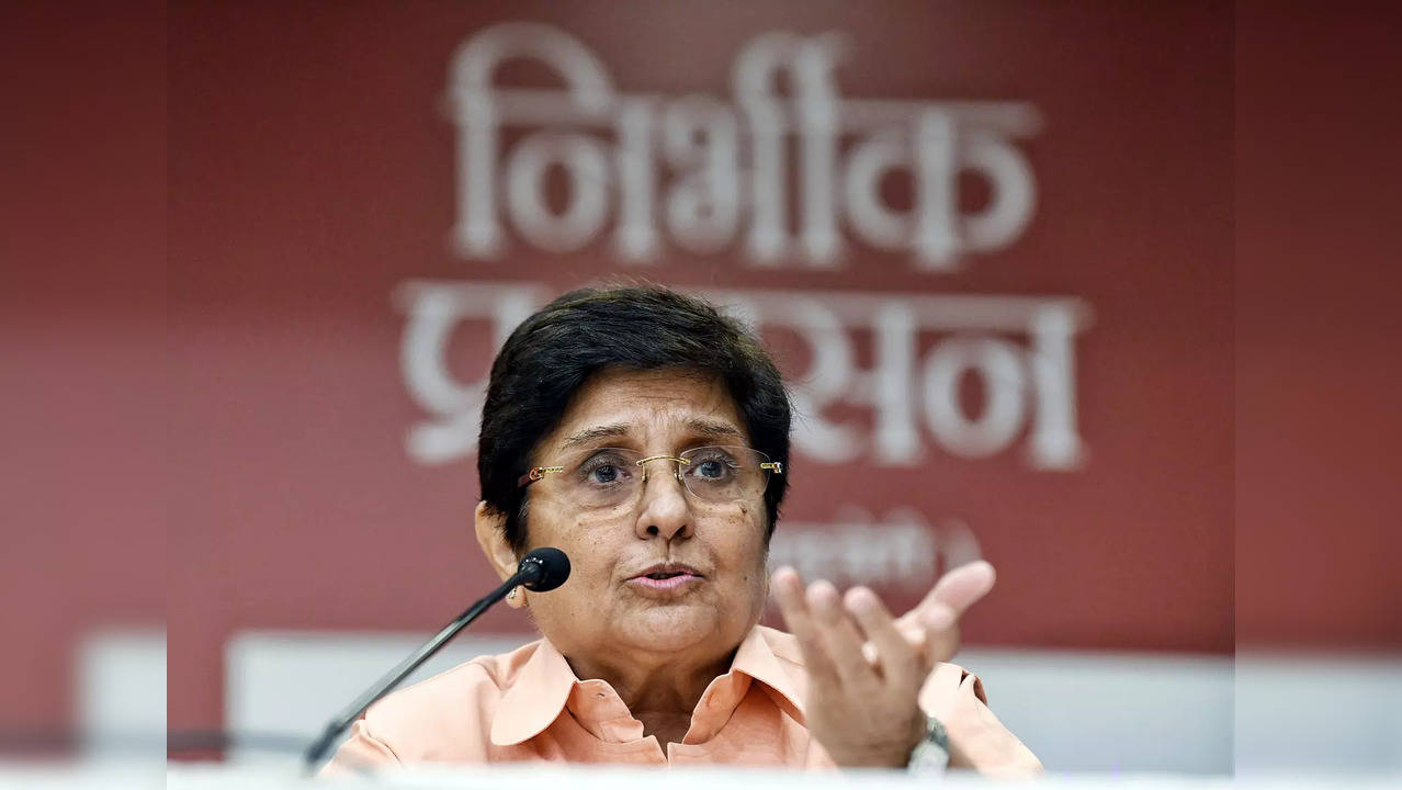 New Delhi, June 09 (ANI): Former Puducherry Lieutenant Governor Kiran Bedi addre...