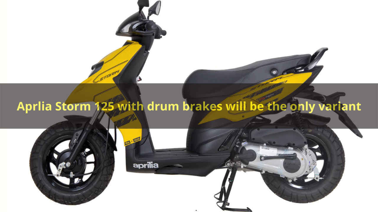 Aprilia Storm 125 Disc Brake Discontinued