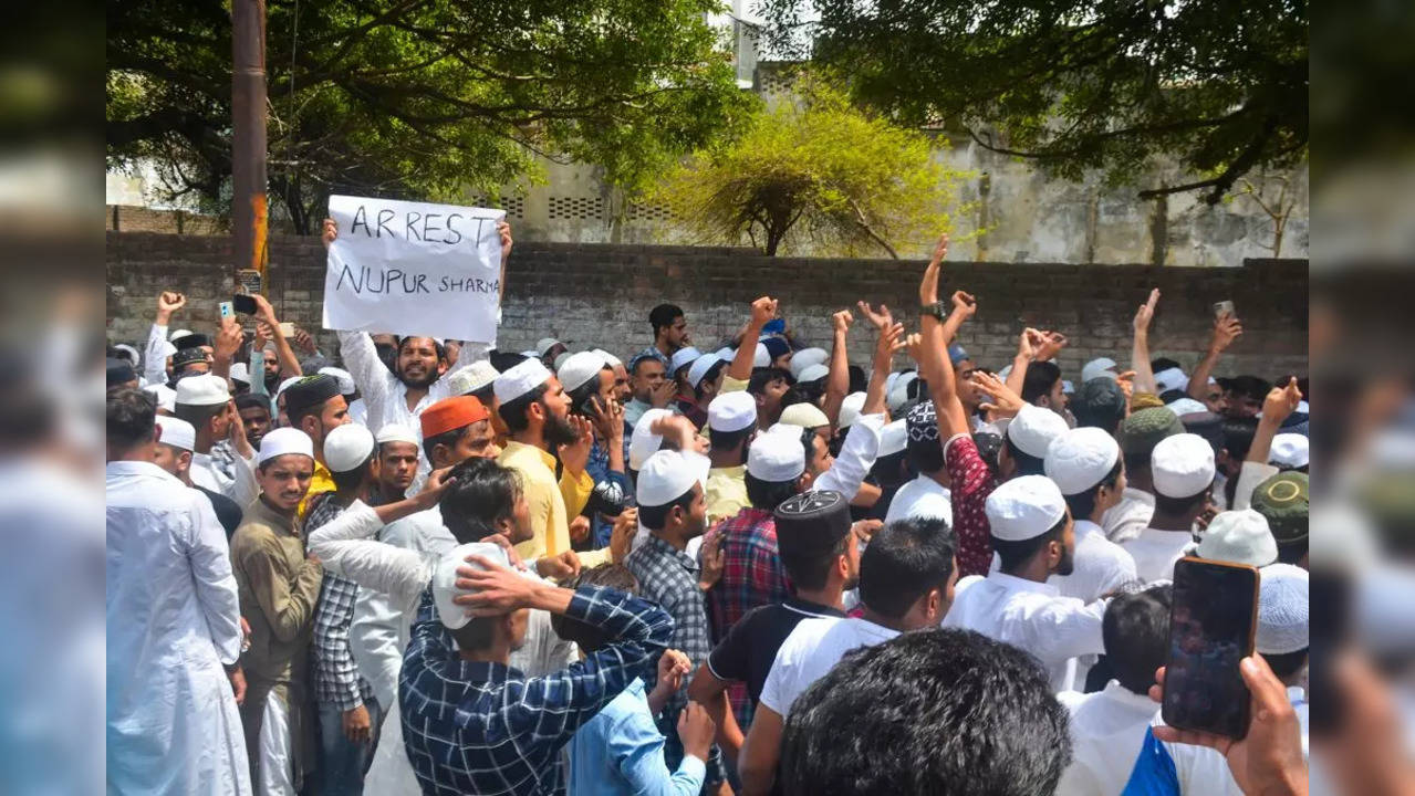 Jama masjid protest