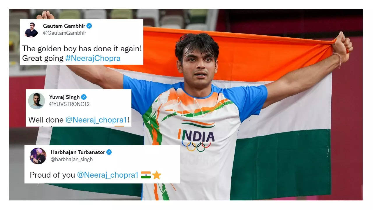 From Gautam Gambhir to Rishabh Pant, here's sports fraternity reacted after Neeraj Chopra created new national record.
