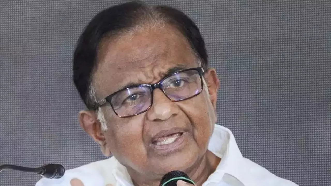 P Chidambaram PTI