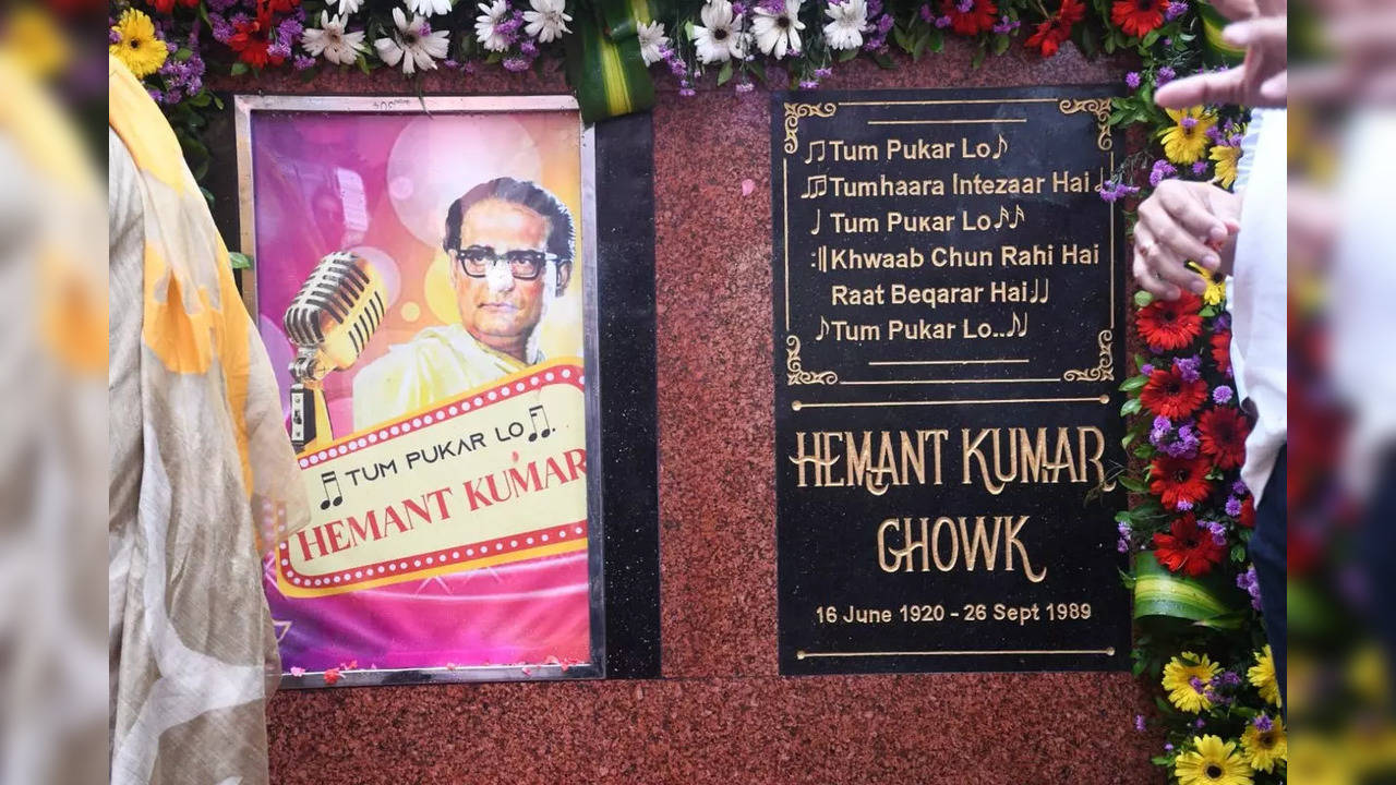 Mumbai square dedicated to music legend Hemant Kumar on his 102nd birthday