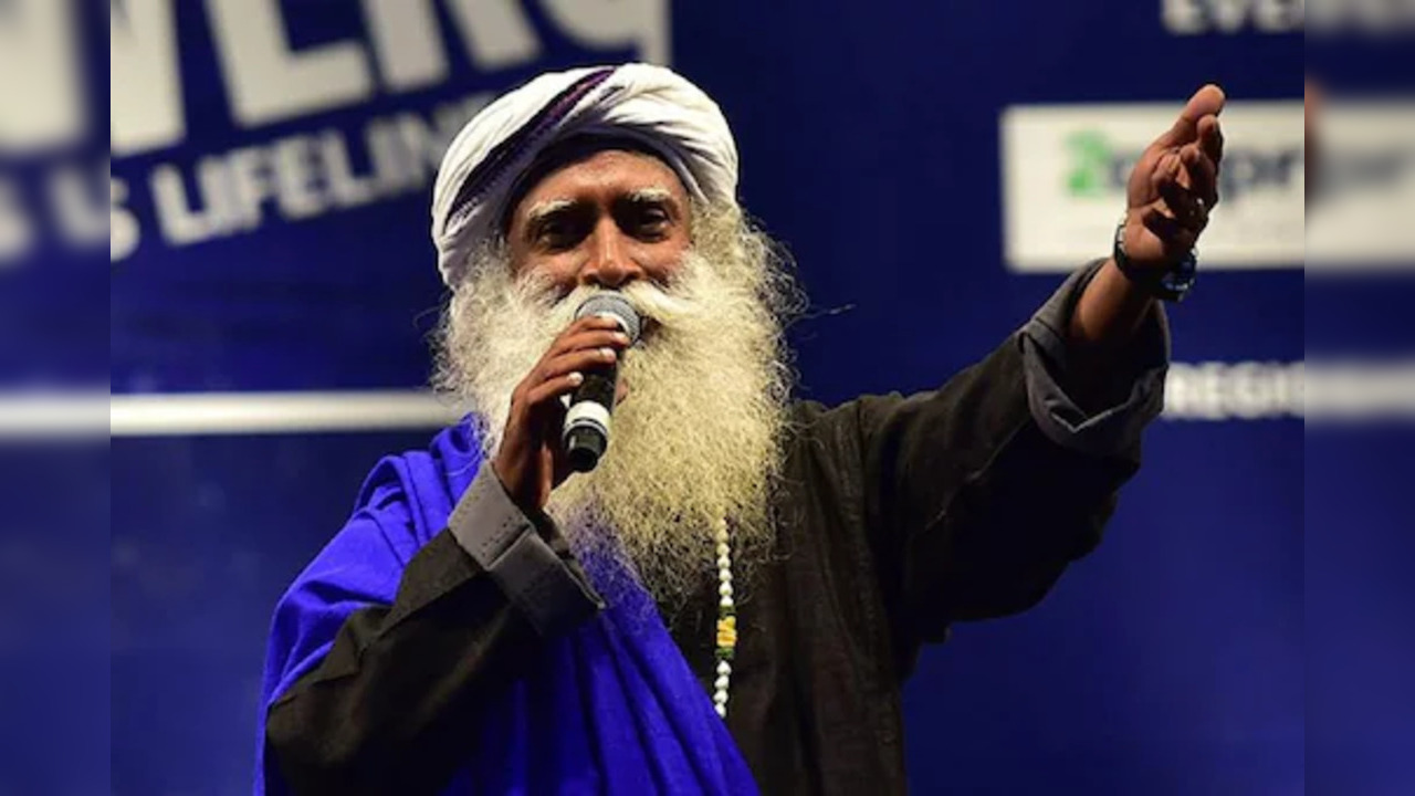 SADHGURU - PTI.