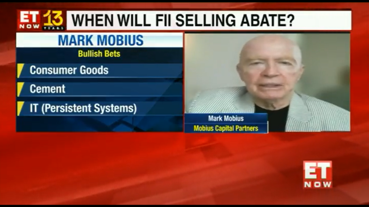 Bear market don’t last for more than one year, says Mark Mobius