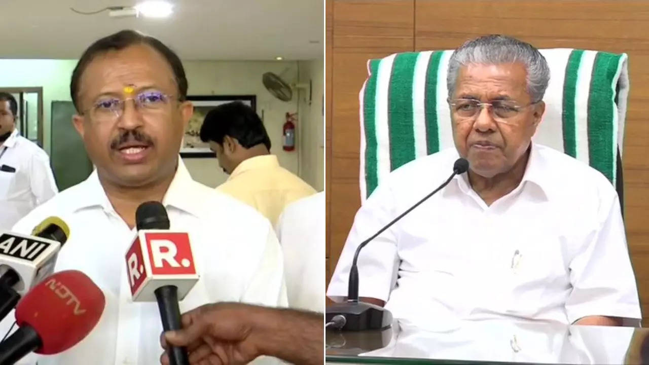 V Muraleedharan, Pinarayi Vijayan 