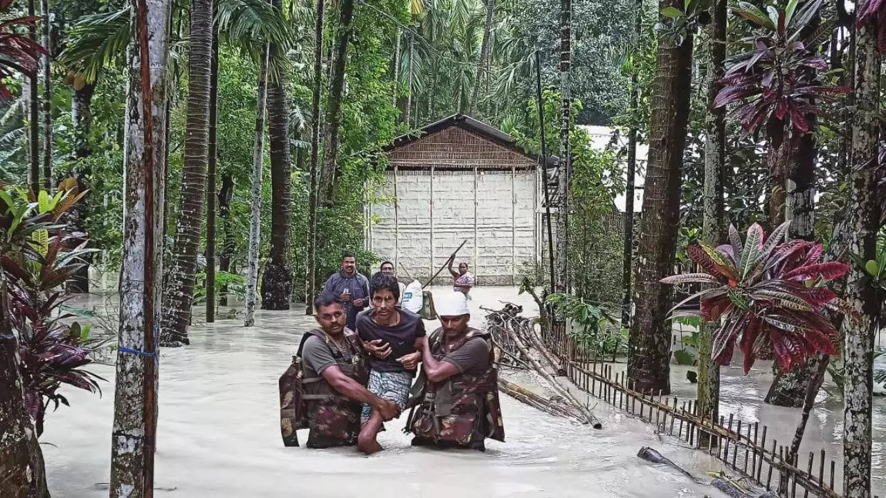 Assam flood situation ANI
