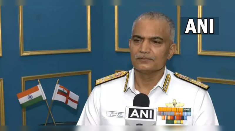 Navy chief Admiral R Hari Kumar​