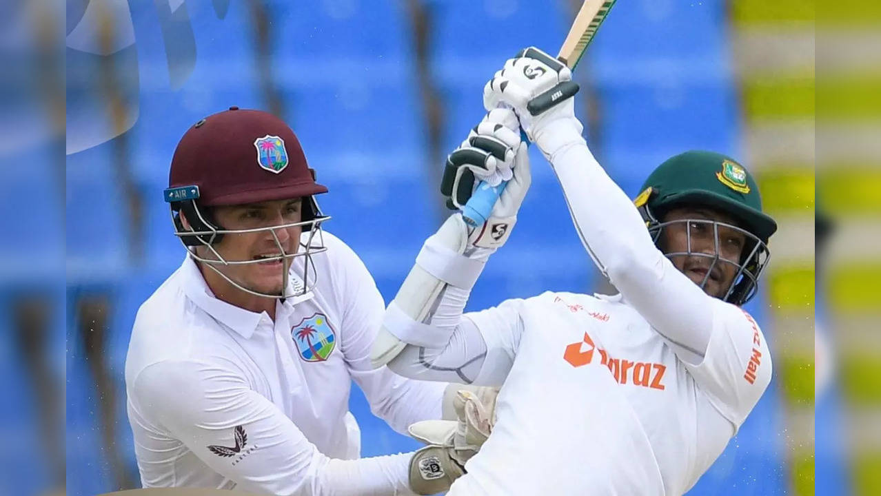 Shakib Al Hasan West Indies vs Bangladesh 1st Test Antigua