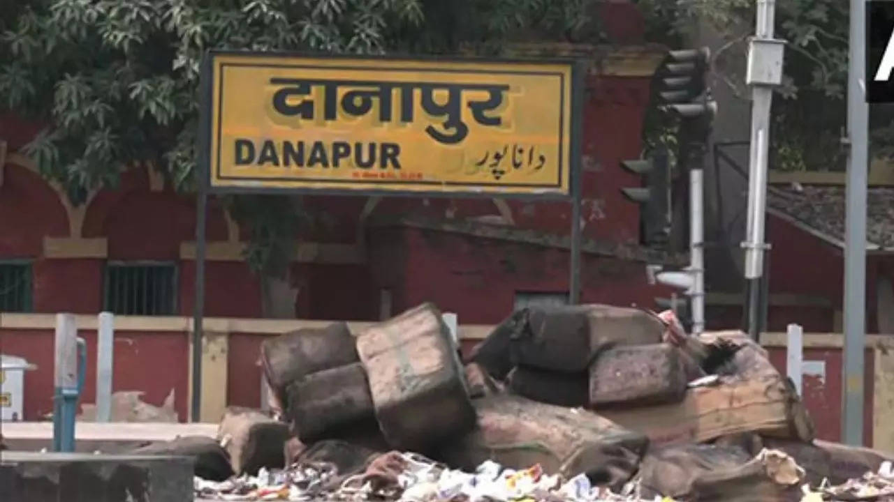 Vandalism at Bihar's Danapur Railway Station