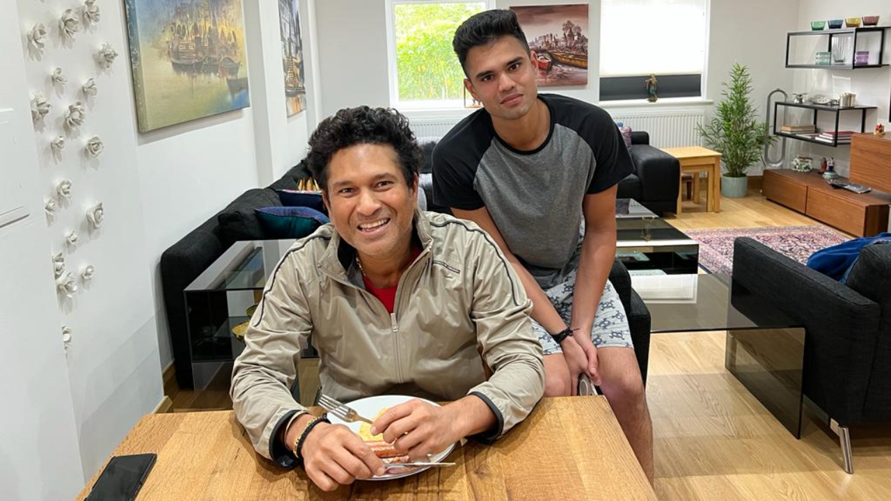 Sachin Tendulkar Arjun father's day