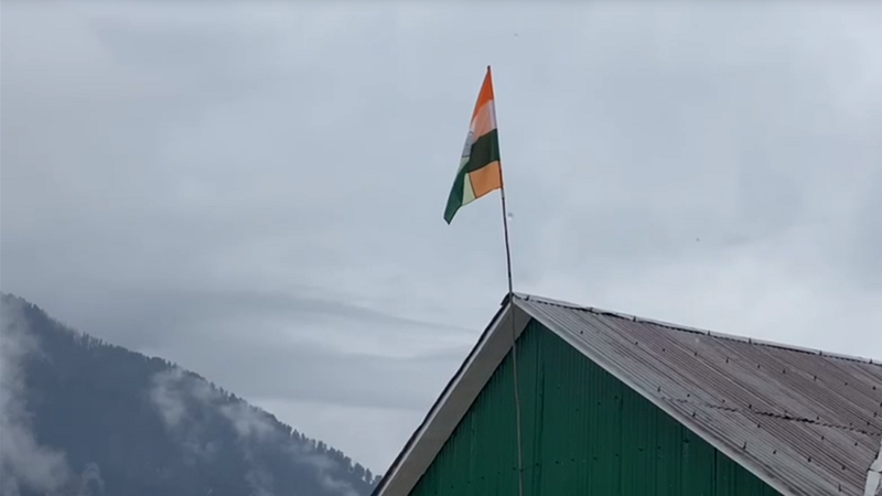 ​Indian national flag has been raised atop the Islamia Faridiya School in Kishtwar​ area of Jammu and Kashmir​