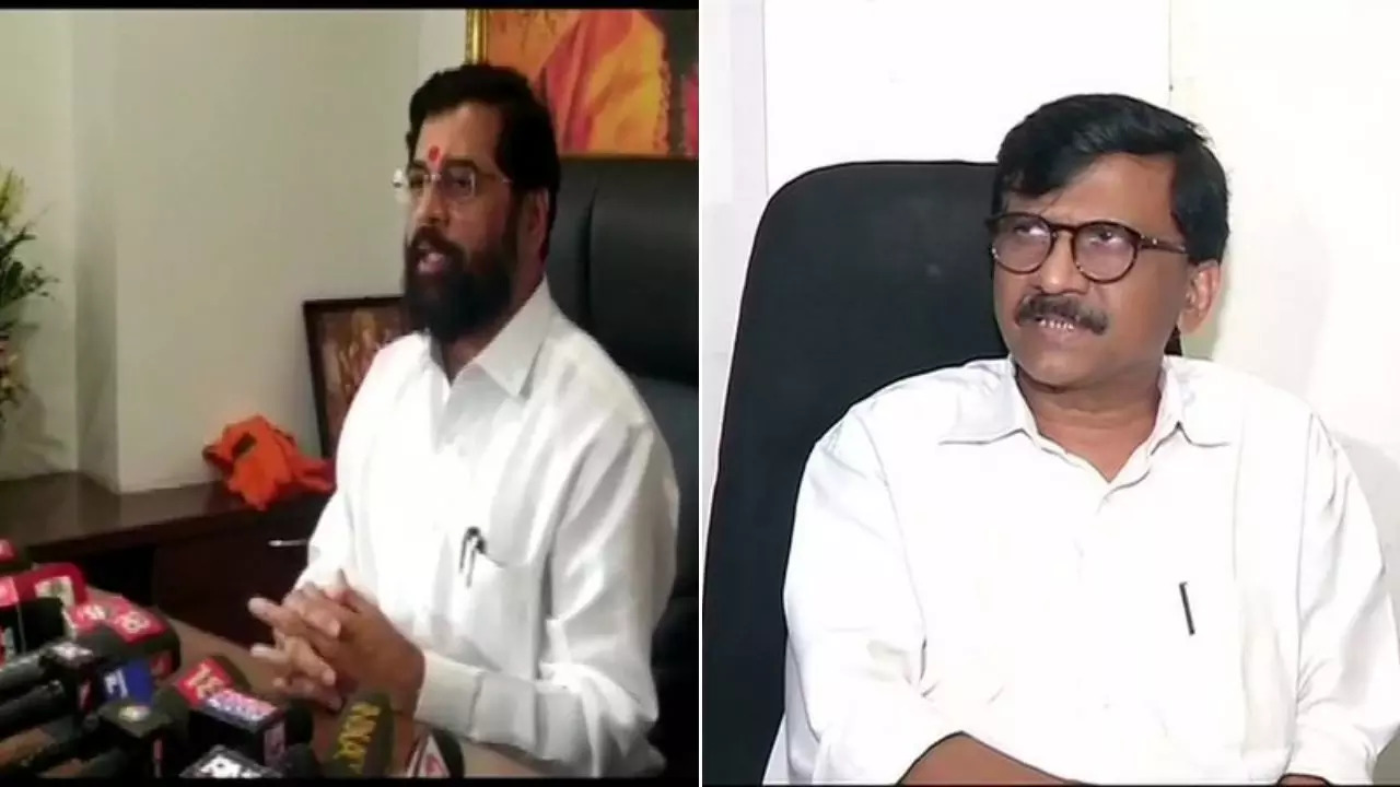 Eknath Shinde, Sanjay Raut