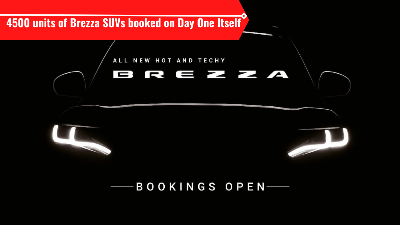 The Brezza is scheduled for launch on June 30th