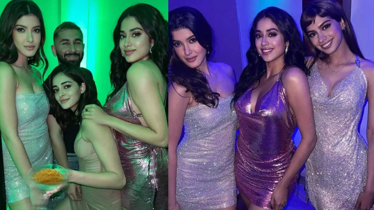 Inside photos from Khushi Kapoor's party