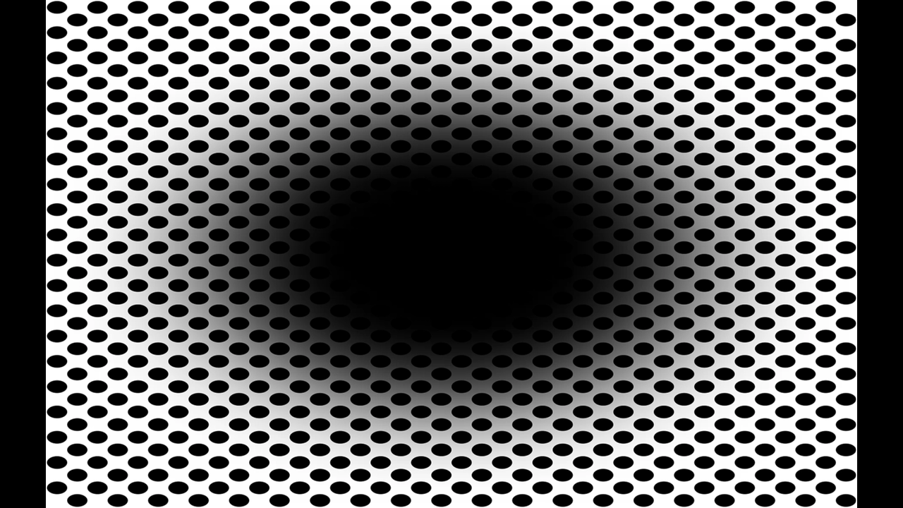 Black hole optical illusion