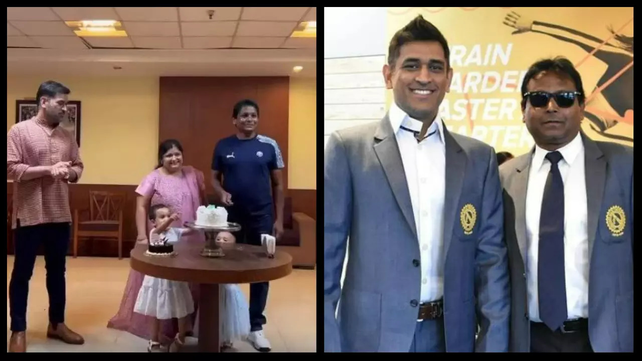 Dhoni's sweet gesture soon became the talk of the town on the internet