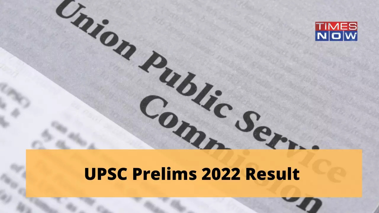 Upsc Prelims Result 2022