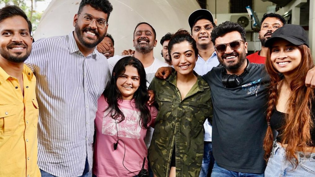 Rashmika wraps Goodbye shoot